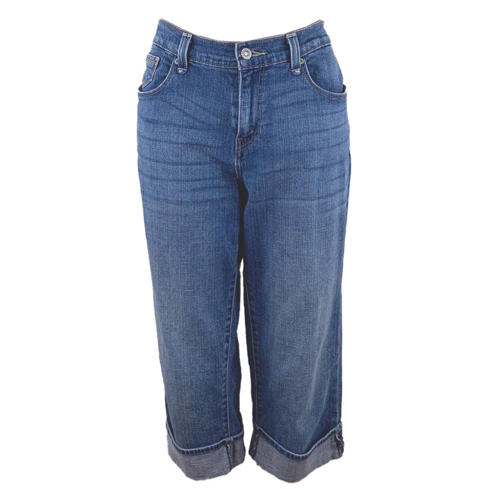 Levis 515 Denim Capri Crop Women Size 10